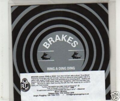 (J673) Brakes, Ring A Ding Ding - DJ CD