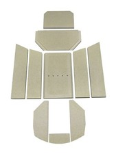 Rivestimento camera di combustione Texel 7 pezzo di ricambio pietre per Justus