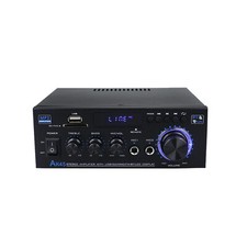 AK45 Stereo Audio Amplifier,300W Home 2 Channel Wireless Bluetooth 5.0 Power