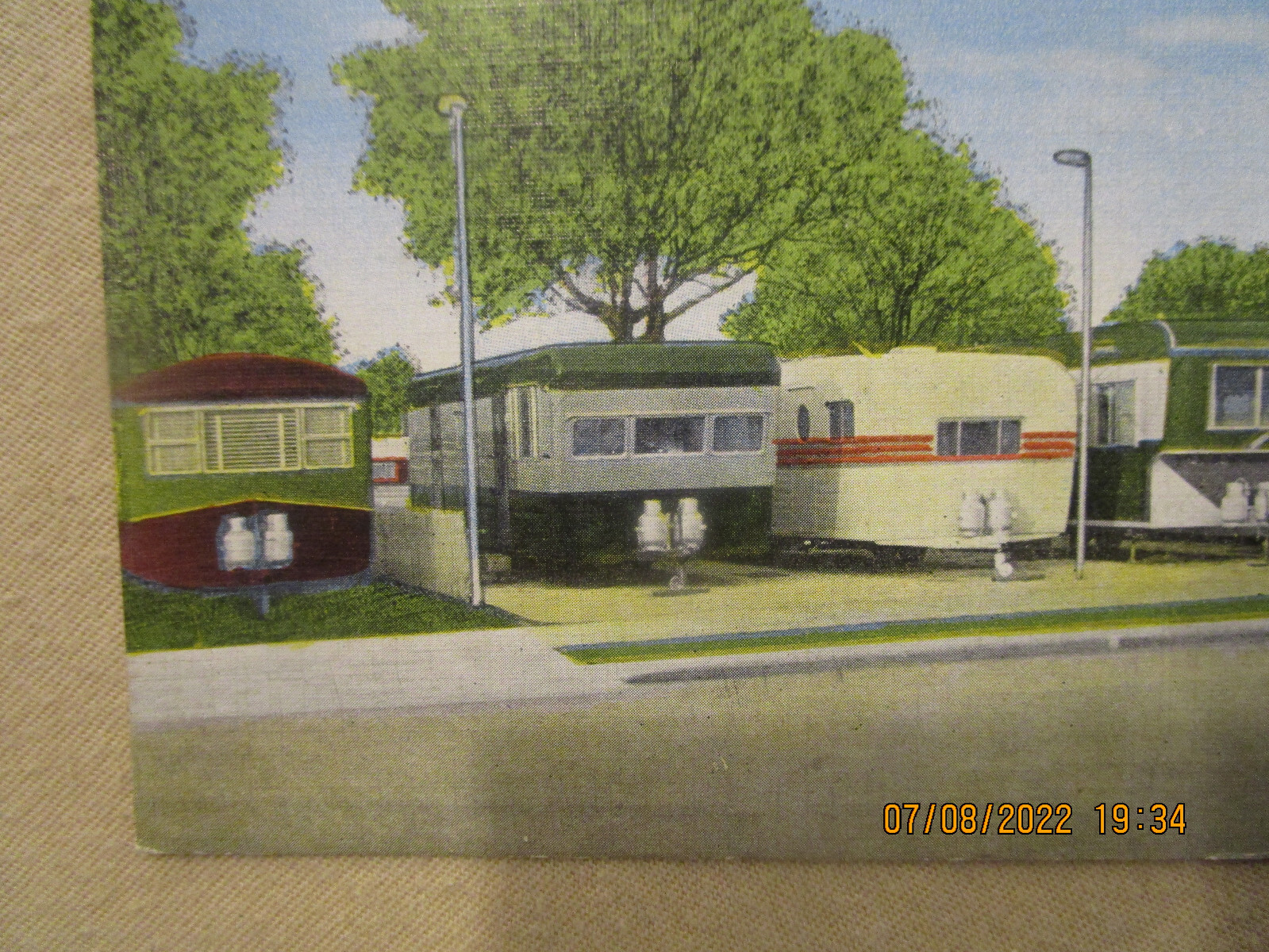 ELKHART INDIANA " BOB HUFF TRAILER SALES SOUTH MAIN ST. " CAMPING