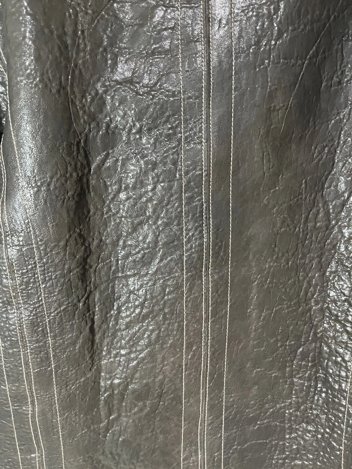Hugo Boss Lamb Brown leather Racer jkt SZ 46R Casual SUPERB - product detail image 9