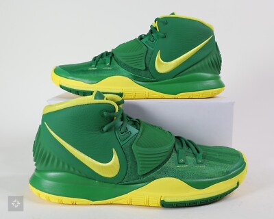 Nike Kyrie 6 Oregon Ducks Player Exclusive Sample Green Shoes Men's Size 14