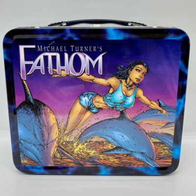 2000  Michael Turner  FATHOM Metal Lunchbox  Top Cow Palisades BRAND NEW