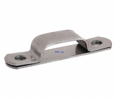 3-Line Tube Clamp, 3/8'' Tube Size, 316 Stainless Steel, with Backplate 729NW