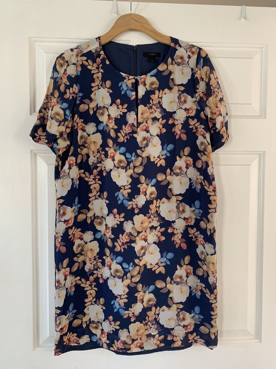j crew short sleeve dress Blue Short-sleeve Dresses For Women