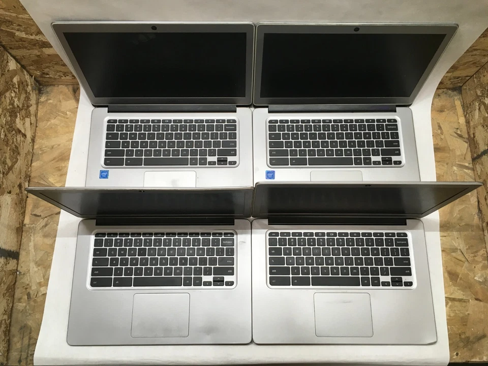 Lote de 7 Acer Chromebook CB3 431 C99D Problemas de alimentación Pantallas dañadas para piezas - FT Foto 2 de 4