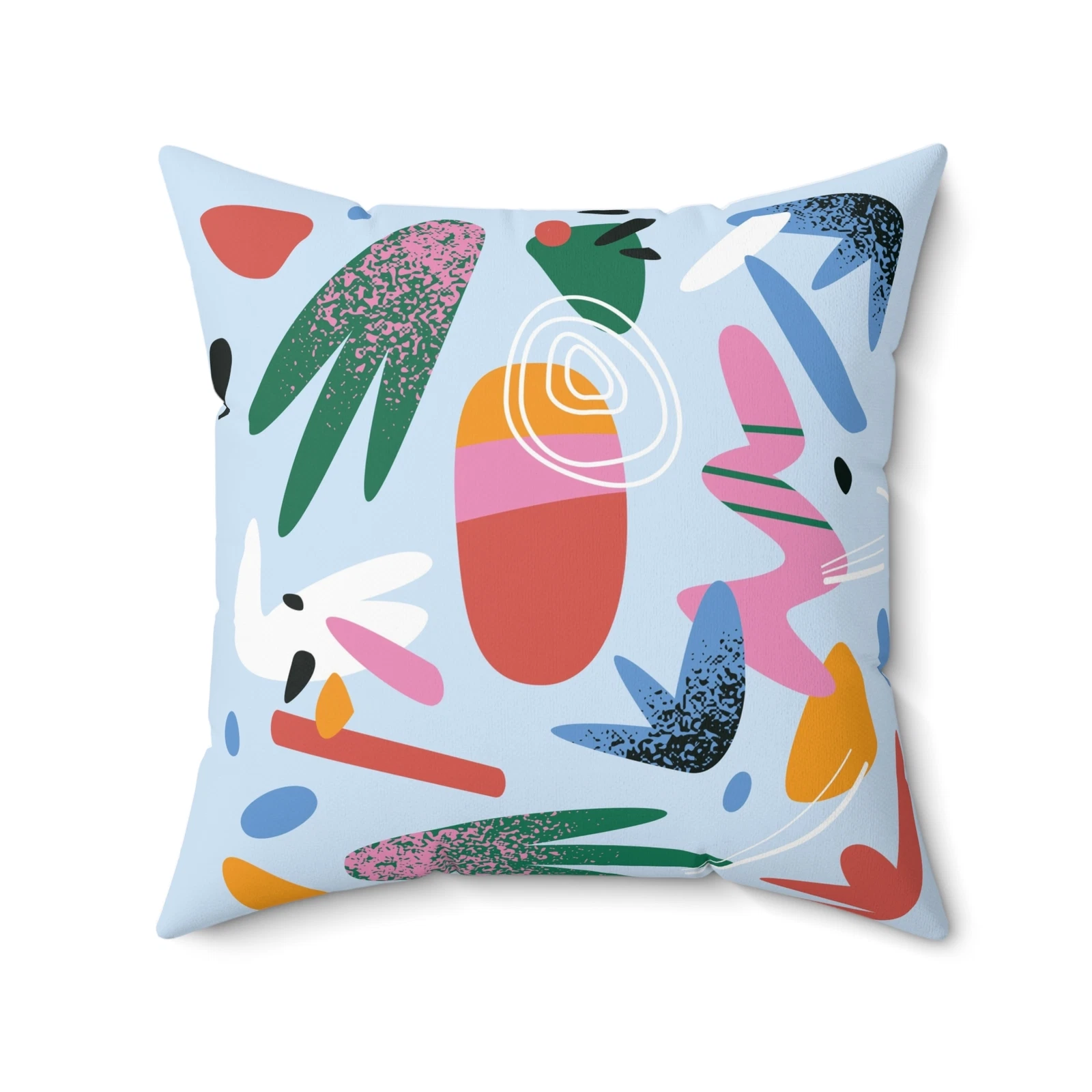 Leaf and Summer Patterned Pillow, 100% Polyester, free shipping, Throw Pillow