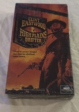 HIGH PLAINS DRIFTER VHS, 1990 Sealed Clint Eastwood 1973 2nd Time Directing