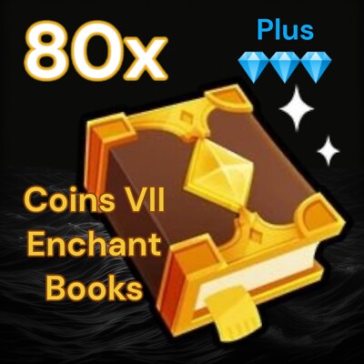 Pet Simulator 99. 80x Coins VII Enchant Books + 1 Million Diamonds. Same Day
