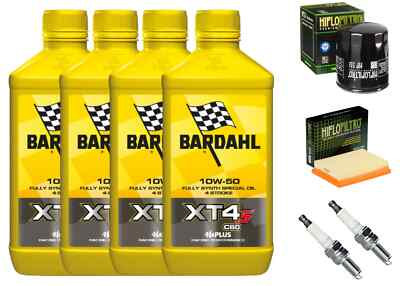 KIT/INSPEKTION GUZZI STELVIO 1200 4L BARDAHL XT4S 10W50 ÖLFILTER LUFT KERZEN