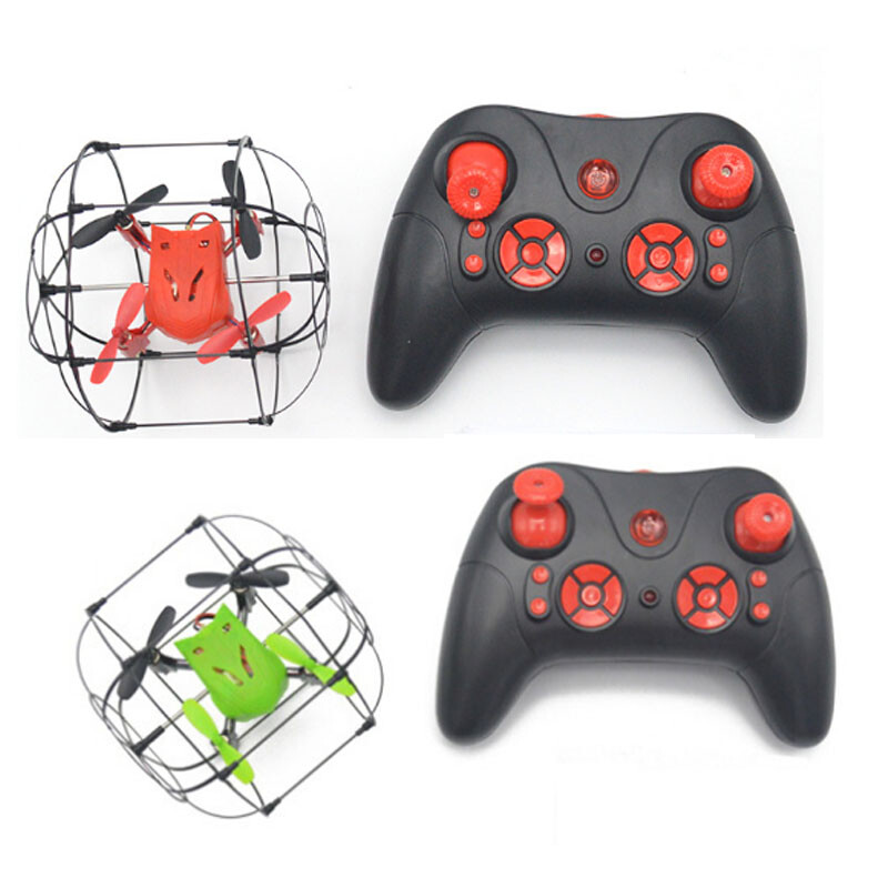 Remote Control Drone Quadcopter 2.4GHz 6-Axis Gyro in Green or Red-image