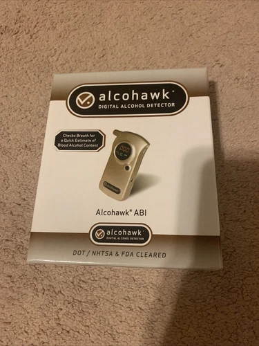 NEW AlcoHawk ABI Breathalyzer Digital Breath Alcohol Detector Portable w Manual
