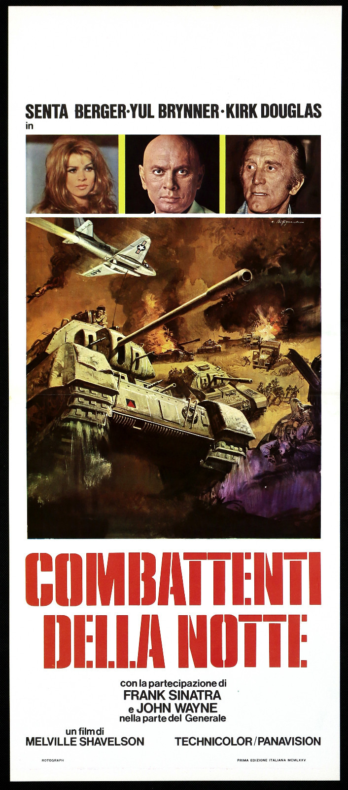 Locandina originale film COMBATTENTI DELLA NOTTE (1967) - Regia di Melville Shavelson