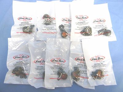 10 New San-Tron 0409-02 Type N(m) Dust Cap & Chain Olive Drab  