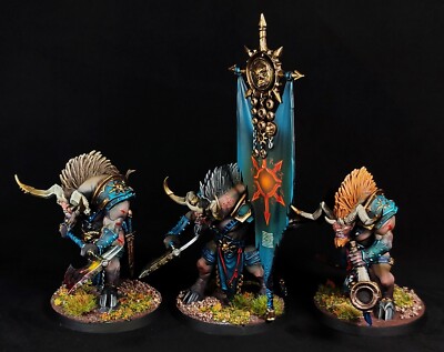 X3 Théridons Ogroïdes Plastique Warhammer AoS - Slaves To Darkness - P-00C3A