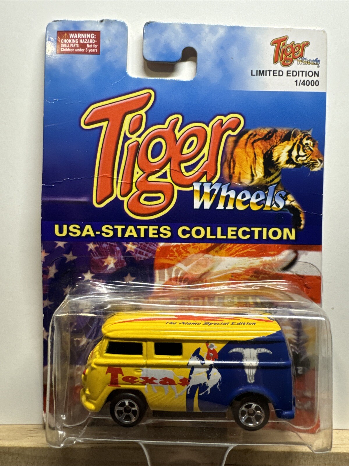 Tiger Wheels USA States Collection Texas VW Bus Tiger Van