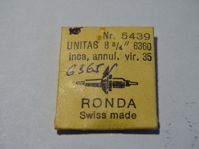 PIÈCE HORLOGERIE 1 AXE DE BALANCIER POUR MONTRE UNITAS 19 34/12