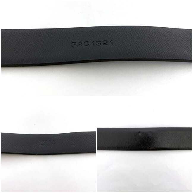 Prada Belt ec-21818 Black Silver Good Condition 30mm Waist Prada Belt ec-21818 Black Silver Good Condition 30mm Waist
