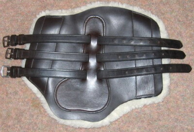 FSS Leder BUCHSE Stiefel SCHAFFELL oder GEPOLSTERTES Futter SILBER MESSING SCHNALLE Riemen
