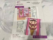 GEMINI By Crafters Companion Waterfall Stamp and Die Set An Extra Scoop New