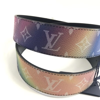 Louis Vuitton Men's LV Prism Leather Belt