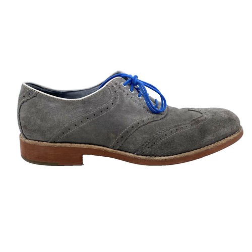 258517 SP50 DAXTON KNIT MEN'S SHOES SIZE 9 M GRAY LACE UP JOHNSTON