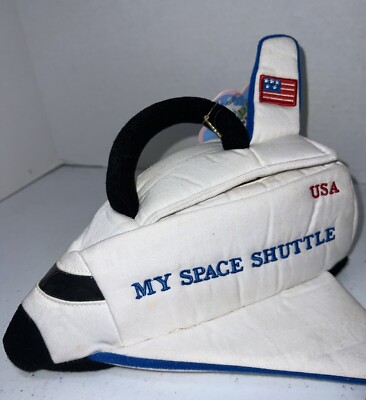 Aurora Baby Talk My Space Shuttle USA Plush Playset & Case, Finger Puppets