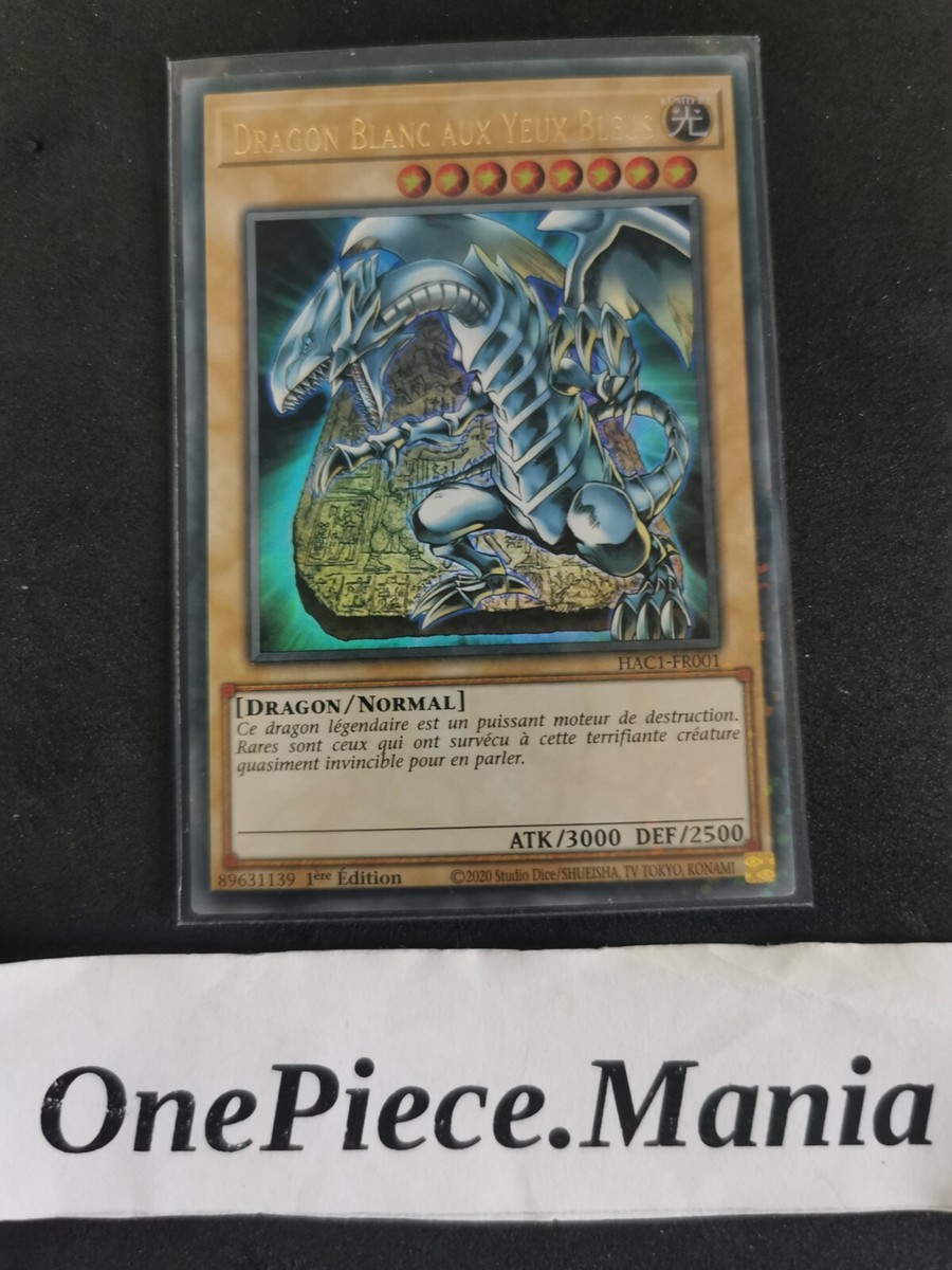 Yu-gi-oh! ! Blue-Eyed White Dragon: DT UR HAC1-FR001 | eBay