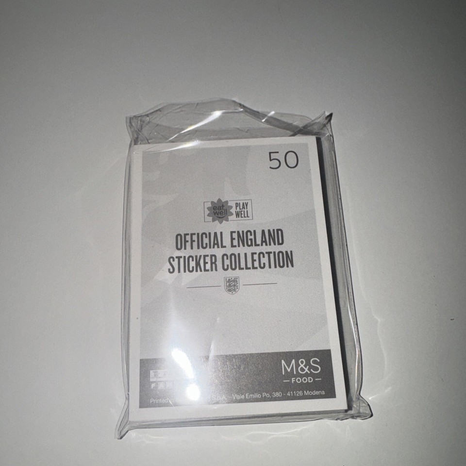 Panini Stickers M&S England Marks & Spencer Euros Football Full Set x 50 eBay