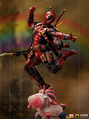 Iron Studios X-MEN DEADPOOL Deluxe 1:10 Art Scale BDS Statue Model
