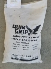 Security Chain Company QG2228CAM Quik Grip Light Truck Cam LSH Tire Traction NEW