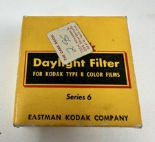 Kodak Daylight Filter Type B Series VI (6) Drop In 85B Made in USA