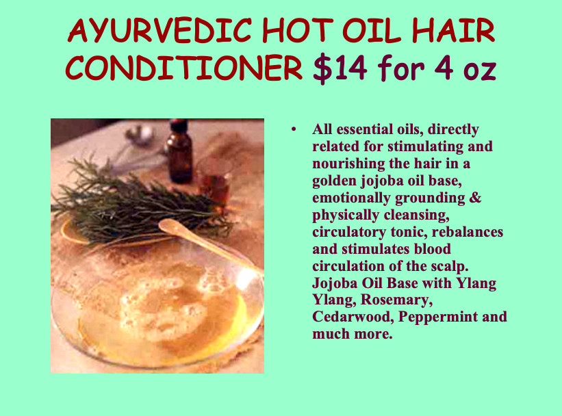 Ayurveda Deep Hair Conditioner - Indian Head Massage 4oz Creative Chaka Spa