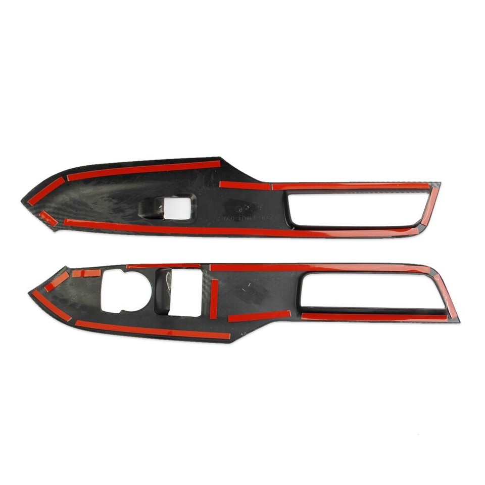 Door Window Lift Switch Panel Cover Trim for 2024 Interior