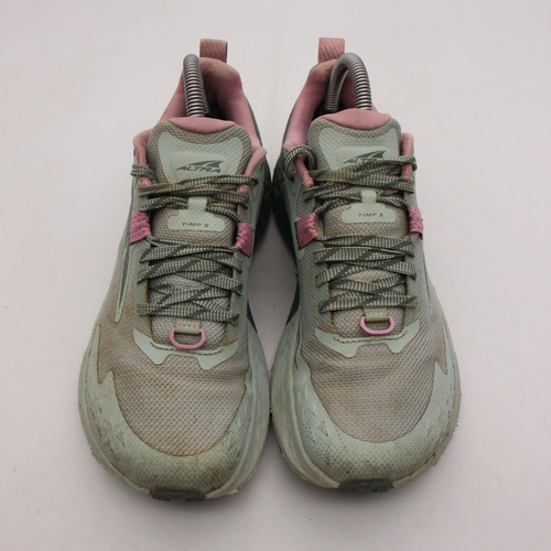 ALTRA Timp 5 Women's Size US 7.5 Trail Running Shoes Green Forest Pink Sneakers - Picture 2 of 11