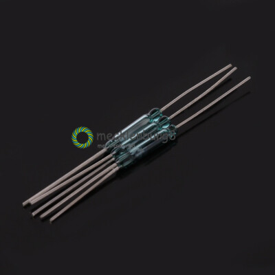 10PCS 2.5 x14mm Glass Reed Relay 4W 3-Pin Magnetic N/O N/C Switch NEW