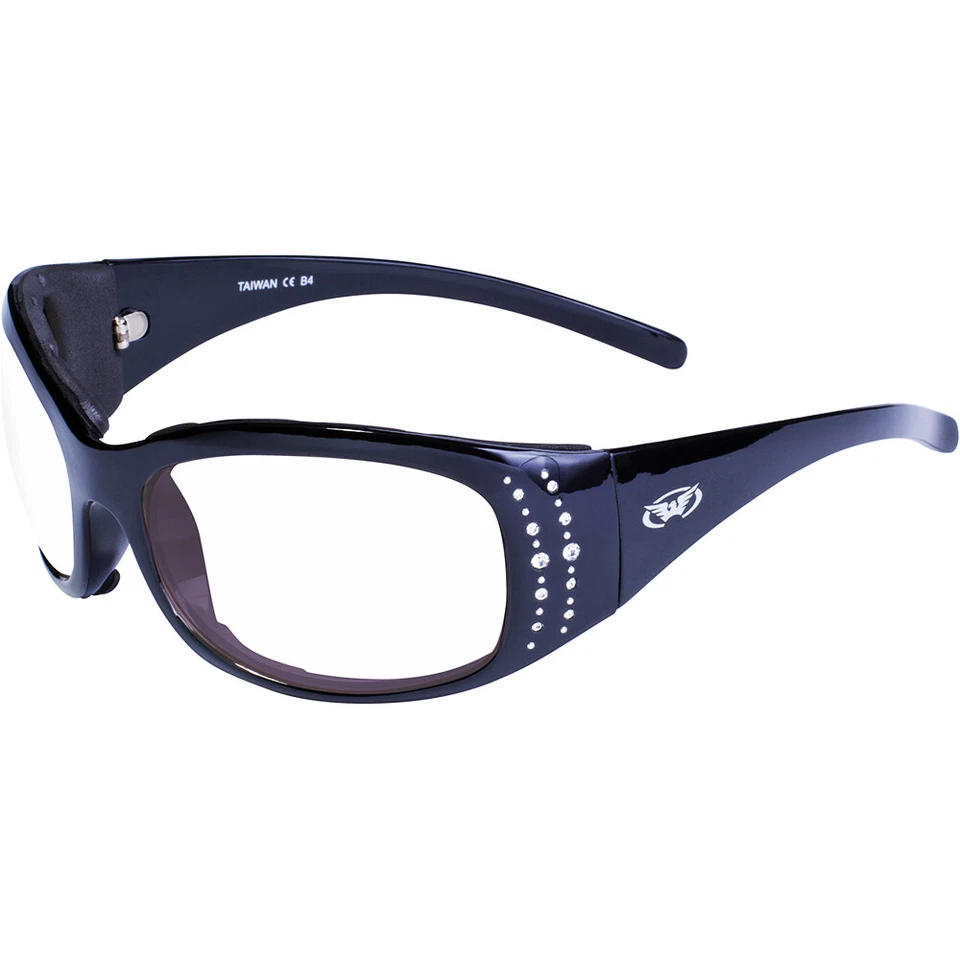 2 pares de gafas de sol acolchadas transparentes + lentes de humo Global Vision Marilyn 2 Plus para mujer Foto 2 de 3