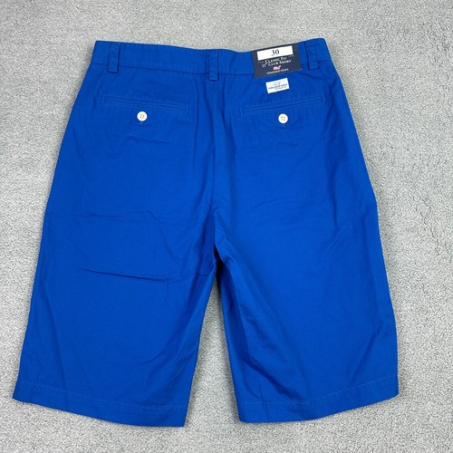Vineyard Vines Club Shorts Herren 30 blau Sommer Twill Chino klassisch 11" Schrittlänge NEU - Bild 6 von 9