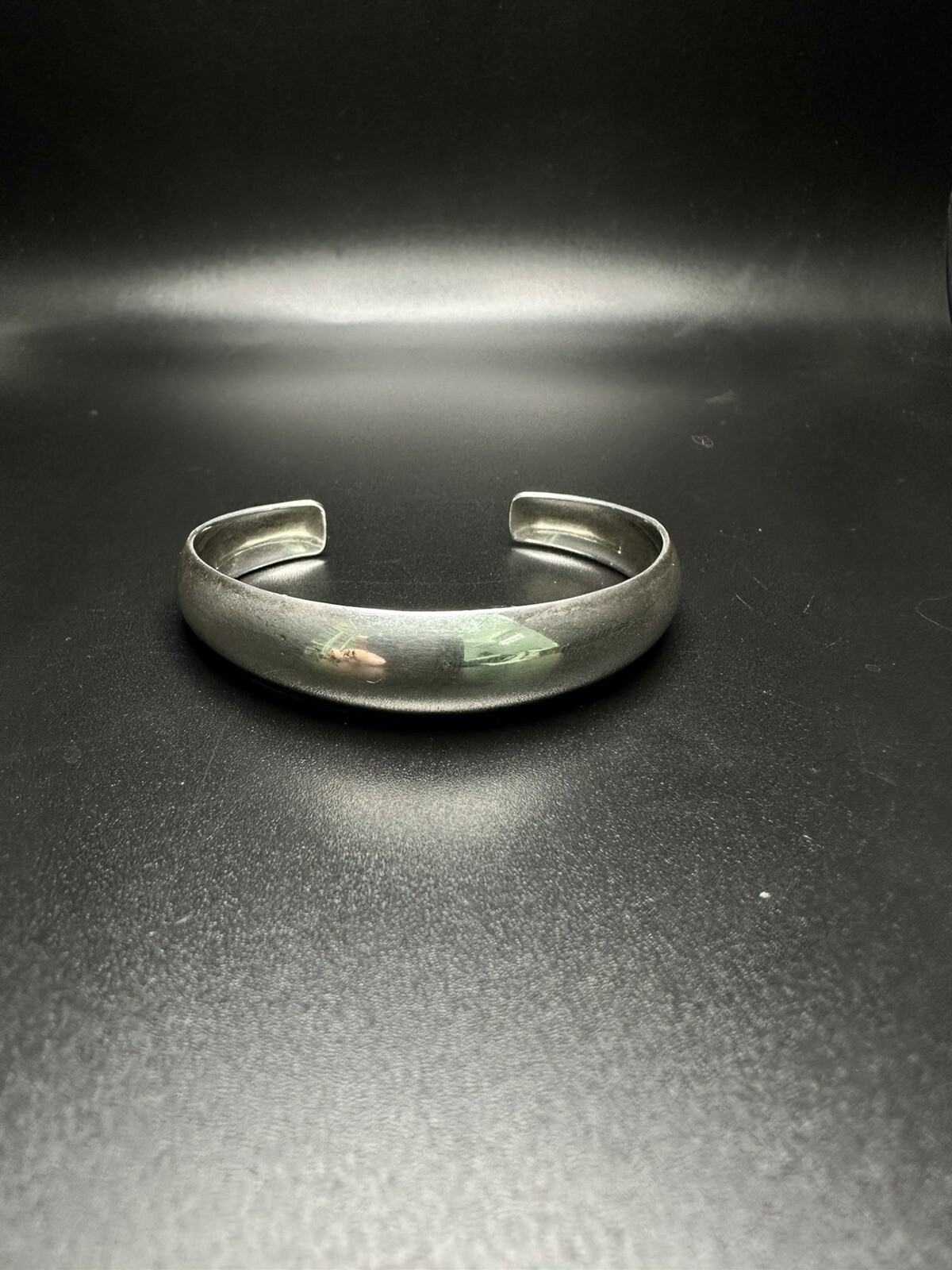 Mexico 925 Sterling Silver Solid Cuff Bracelet Je… - image 1