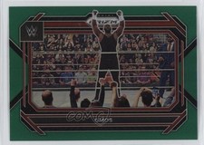 2023 Panini Prizm WWE Green Prizm Omos #47 11pj