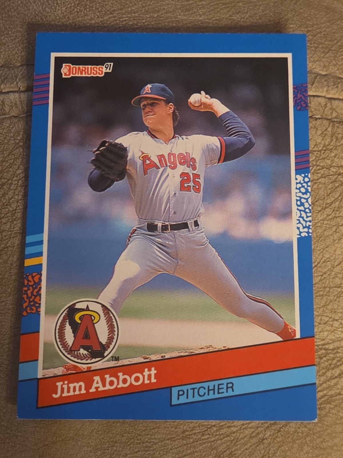 Donruss 1991 - Jim Abbott - #78 California Angels baseball card
