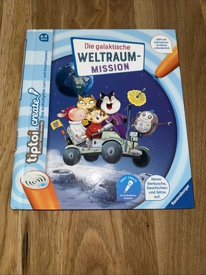 tiptoi  CREATE  Die galaktische Weltraum-Mission  Wissensbuch   top Zustand   