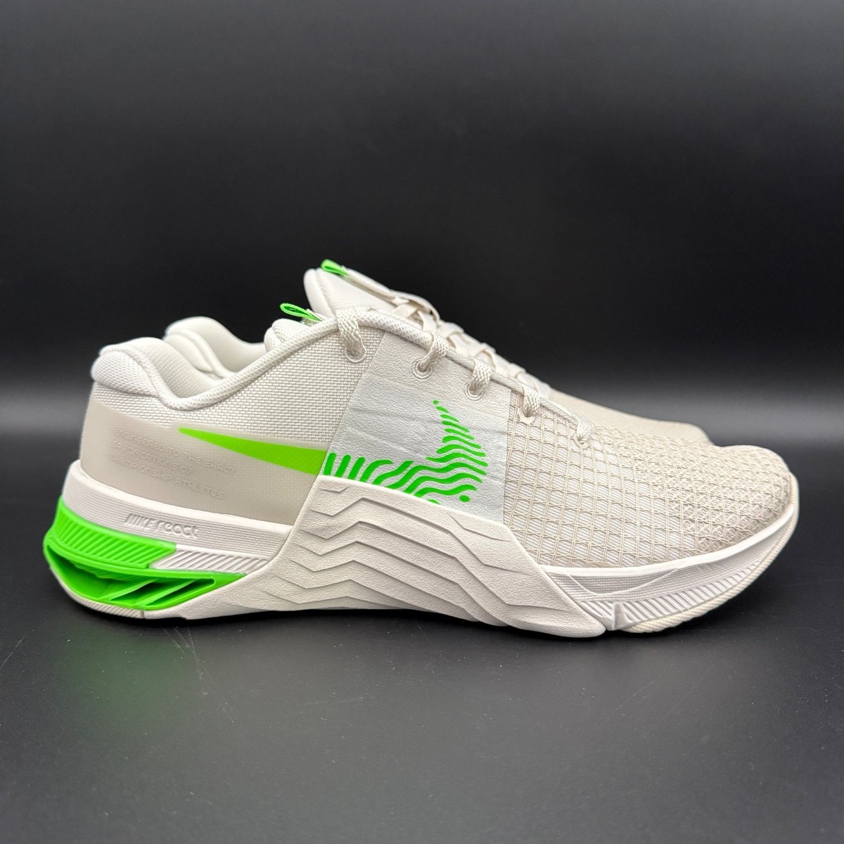 Nike Metcon 8 Phantom White Green Strike Gym Shoes DO9328-006