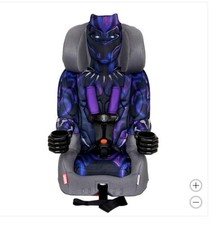 Black Panther Harness to Booster Car Seat Multicolor 2-in-1 Headrest Convertible