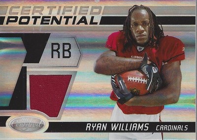 2011 Certified Certified Potential Materials #29 Ryan Williams Jersey /250 FB