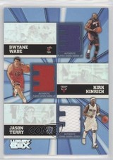 2005 Luxury Box Trinity Relics /250 Dwyane Wade Kirk Hinrich Jason Terry HOF e6p