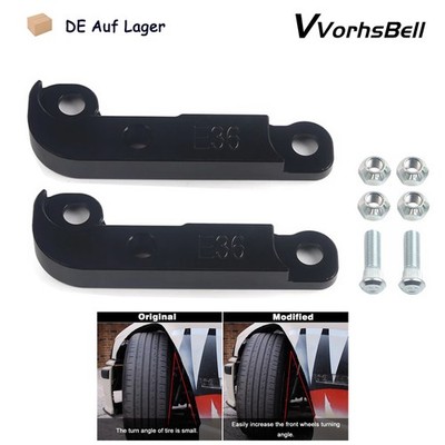 Alu Drift Lenkanschlag Adapter für BMW E36 M3 Erhöhung Lenkeinschlag Tuning