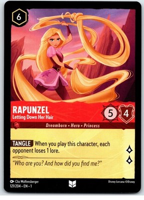 #121 Rapunzel - Letting Down Her Hair 2023 Disney Lorcana The First Chapter