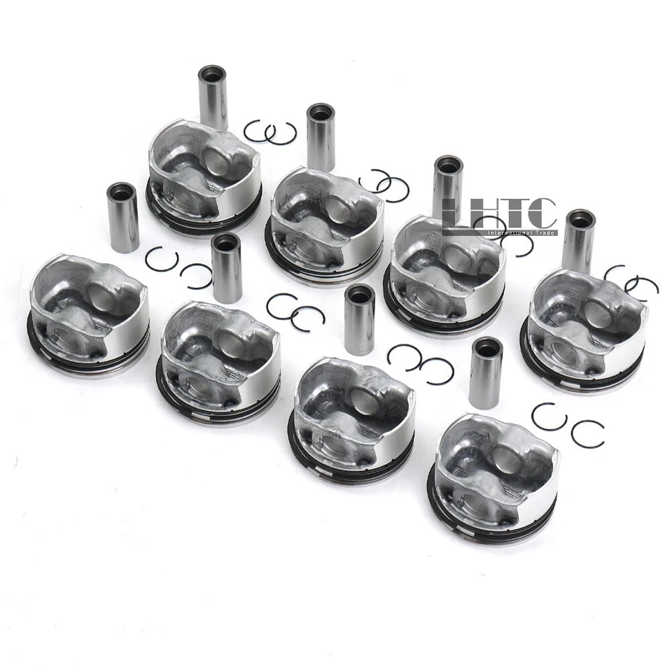 8x Pistons & Rings Set STD 9.3:1 For Audi RS6 C7 RS7 S8 4.0 TFSI CTF CWU CRD DDT - Image 4 of 4