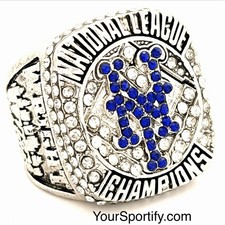2015 New York Mets National League Champions Replica Ring - Size 11